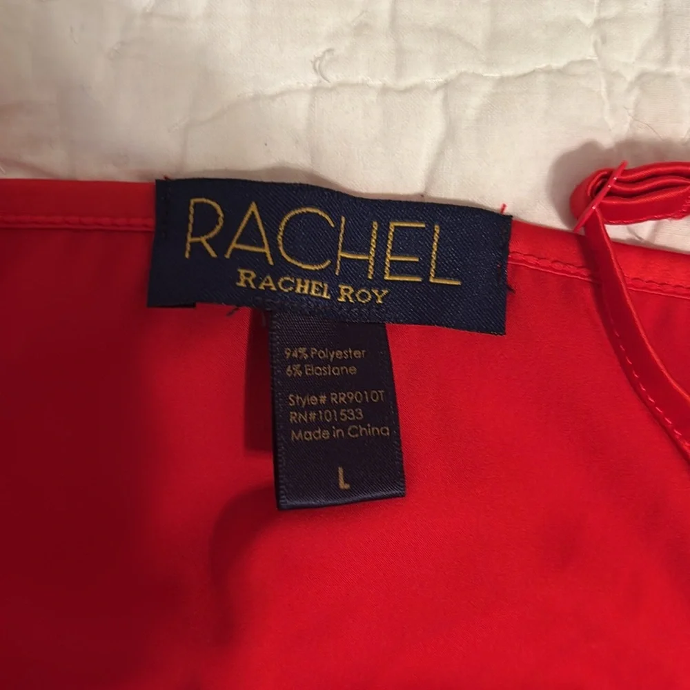 RACHEL Rachel Roy Vibrant‎ Red Pajama Set